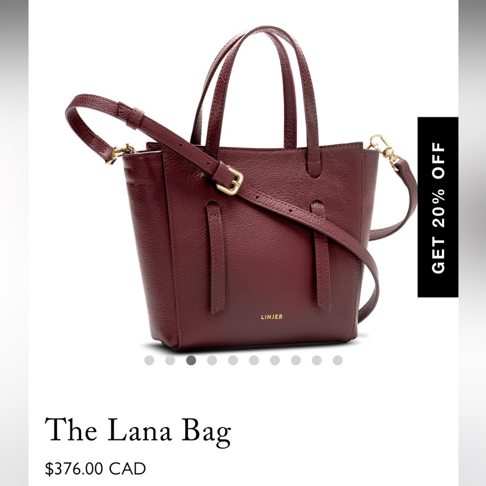 NWT Linjer the Lana Bag